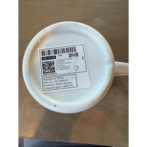 IKEA Mug Spiders Kustfyr NEW 2025 White Black Halloween 506.173.59 Spider 12 oz - Picture 7 of 8